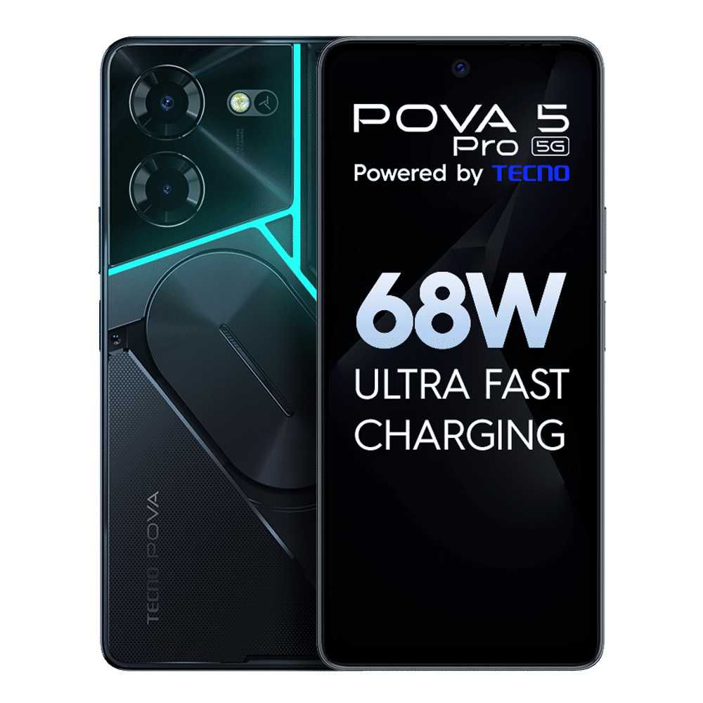 Buy TECNO Pova 5 Pro 5G (8GB RAM, 128GB, Dark Illusion) online at best ...